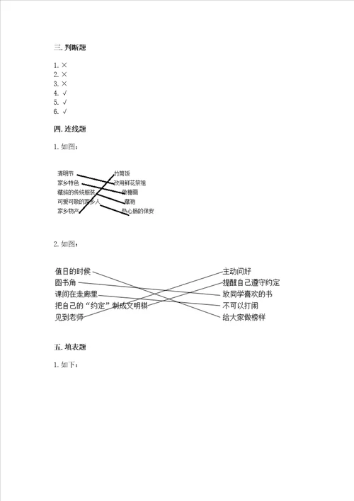 新部编版小学二年级上册道德与法治期末测试卷含答案能力提升