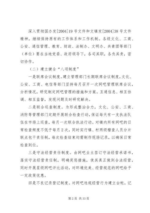 网吧管理长效机制试点工作方案.docx