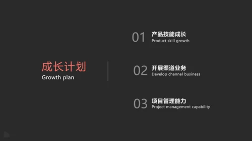 简约风产品经理职级晋升PPT模板