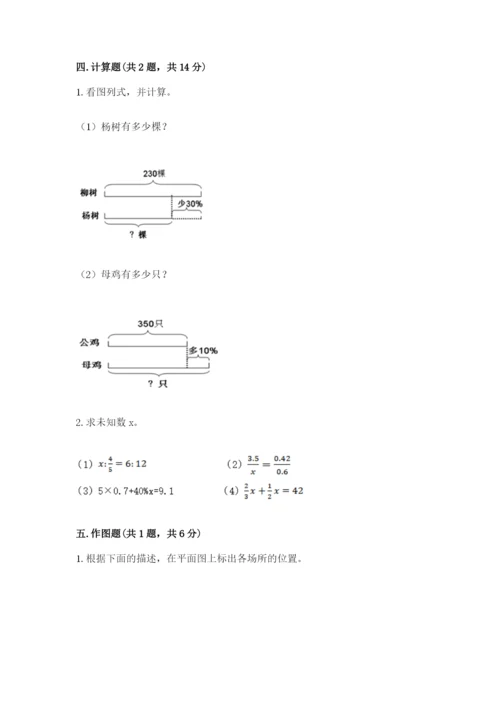 孟连傣族拉祜族佤族自治县六年级下册数学期末测试卷a4版.docx