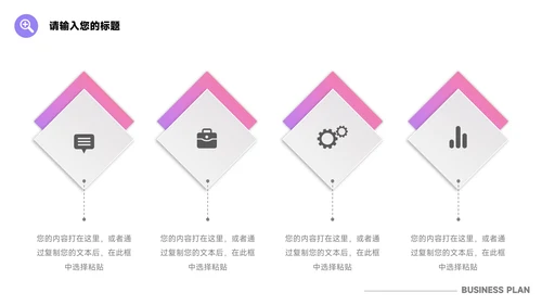紫色渐变前沿商业计划书PPT模板