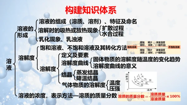 第九单元 溶液复习与测试-【易备课】(共43张PPT)2023-2024学年九年级化学下册同步优质课