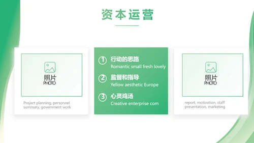 绿色清新转正述职报告年终总结PPT动态模板