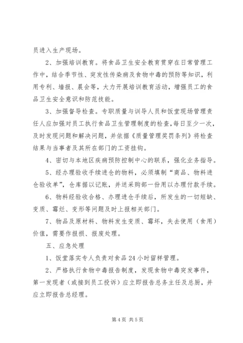 食品卫生安全应急处理预案 (5).docx