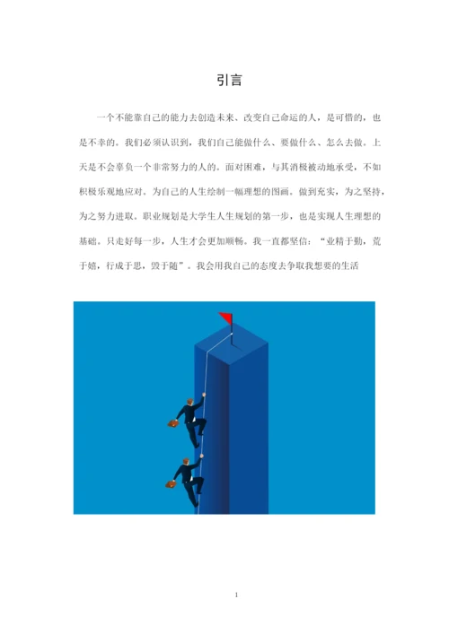 12页4100字录音技术与艺术专业职业生涯规划.docx