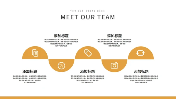 黄色简约风社会实践报告PPT模板