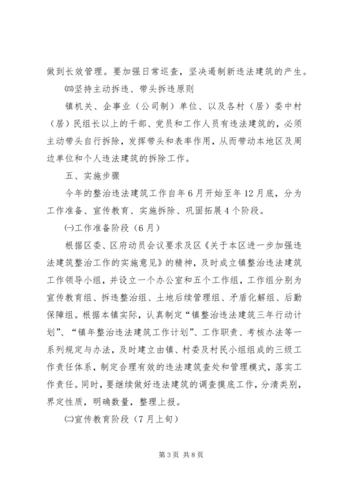 政府整治违法建筑工作计划.docx