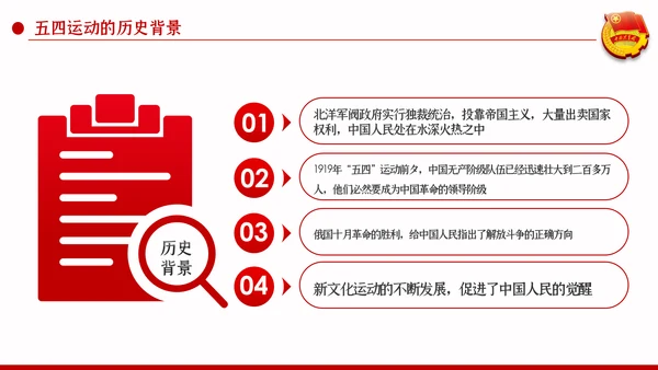 新时代青春之歌五四青年节五四运动共青团ppt模板