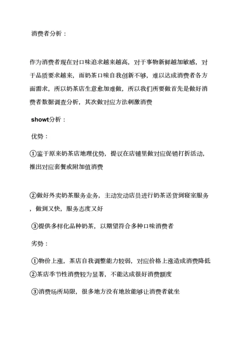 奶茶店公关专业策划专项方案.docx