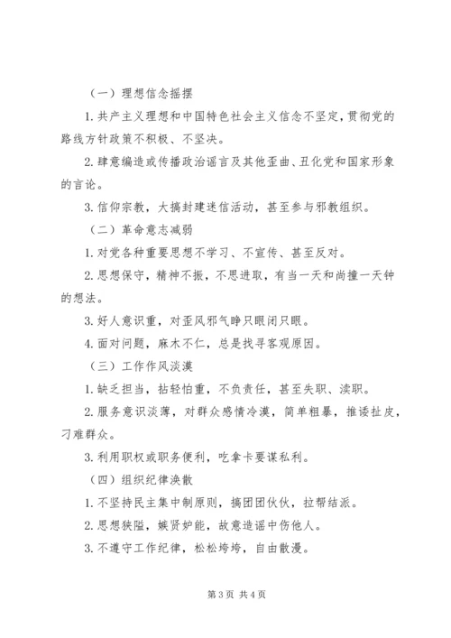 新时期优秀党员标准和不合格党员具体表现[范文大全].docx