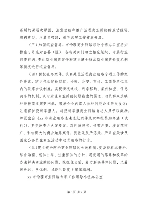 国有企业治理商业贿赂专项工作情况汇报.docx