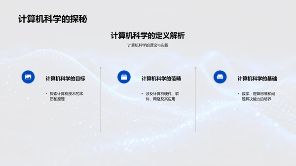 计算机科学概述PPT模板