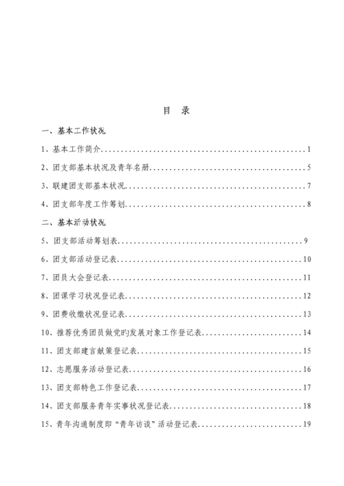 中建分公司团支部工作标准手册.docx