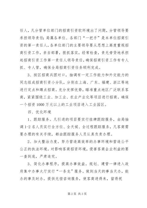 招商引资工作方案（工作计划）.docx