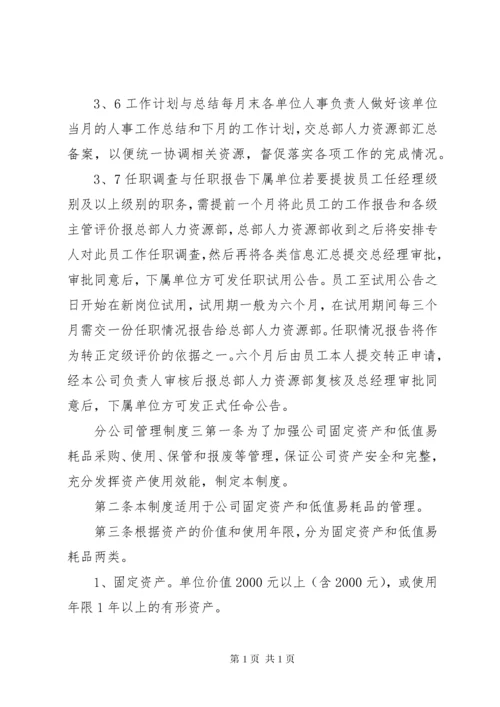 分公司管理制度 (7).docx