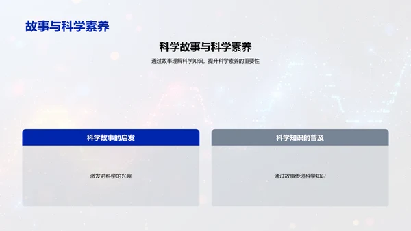 科学故事教学PPT模板