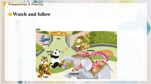 Unit 4 We love animals B Let's learn & Let's do 课件