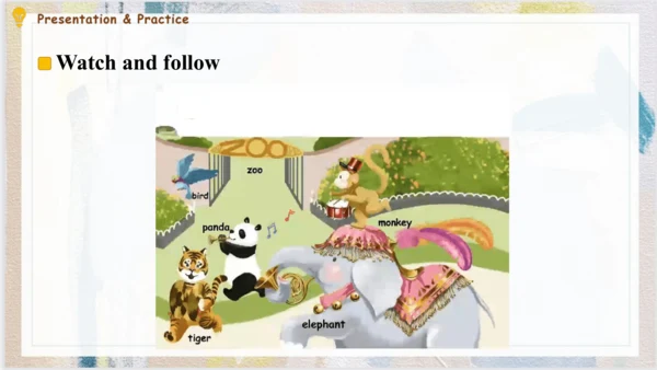 Unit 4 We love animals B Let's learn & Let's do 课件