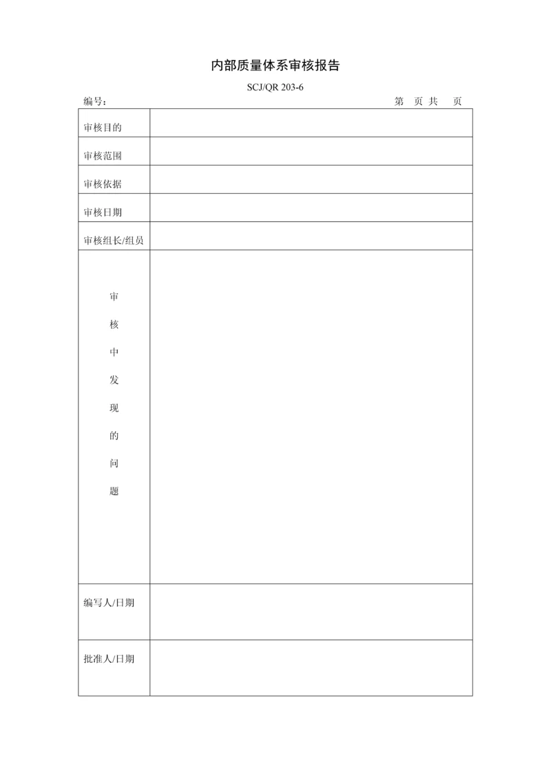 内部质量体系审核报告203-6.docx