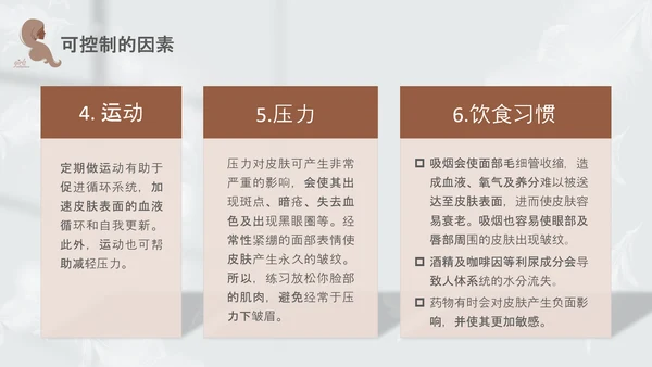 高级灰和棕色简约实拍风美容护肤美容知识培训PPT