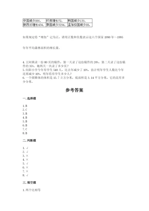 小升初数学期末测试卷【最新】.docx