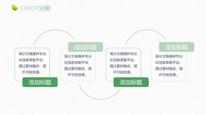 绿色清新自我介绍PPT模板