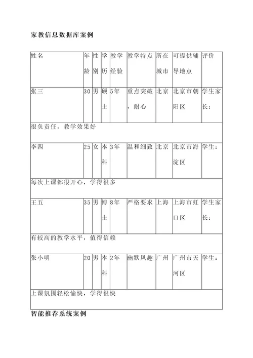 家教平台项目策划书