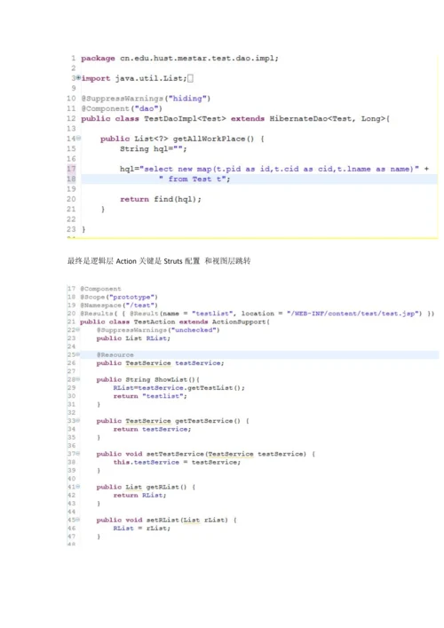 SSH综合项目开发作业流程图文详解新版培训教材.docx