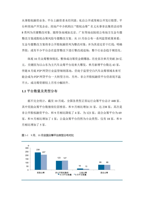 最新众筹行业分析报告和众筹网站代表.docx