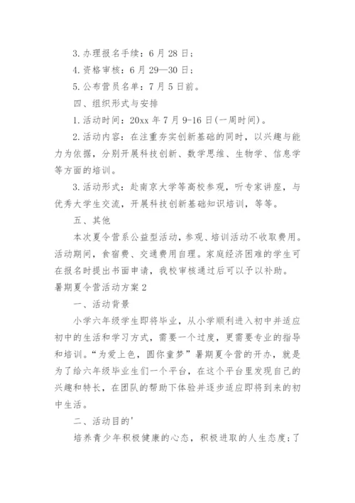 暑期夏令营活动方案_2.docx