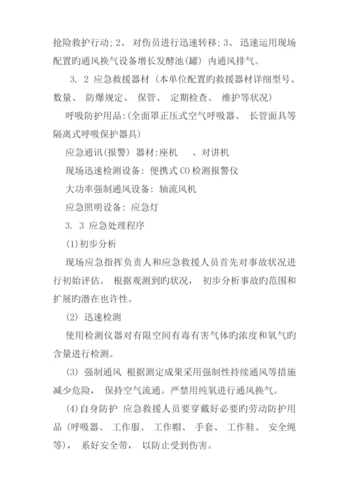 有限空间作业应急救援预案.docx