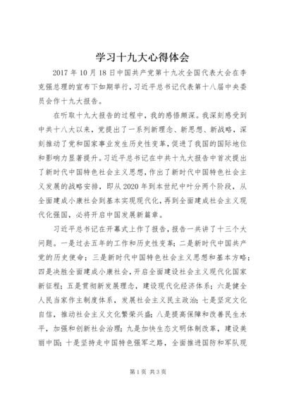 学习十九大心得体会 (29).docx