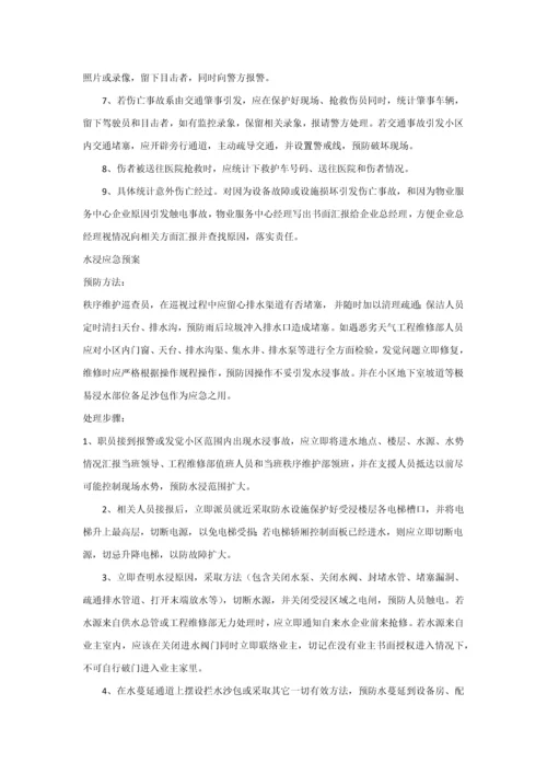 物业服务中心应急专题预案.docx