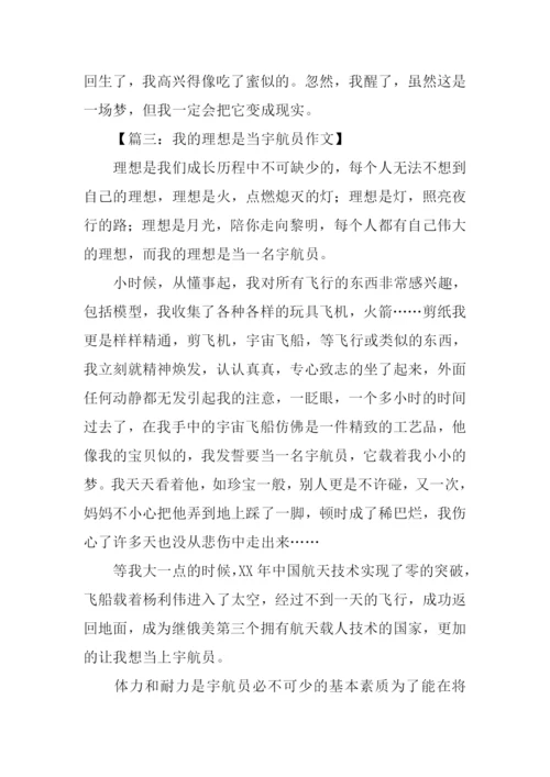 我的理想作文500字宇航员.docx