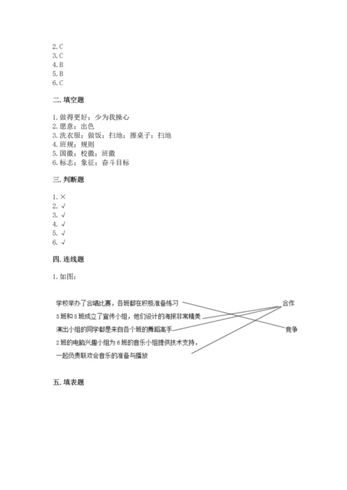 部编版四年级上册道德与法治期中测试卷【综合卷】.docx