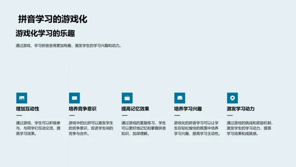 拼音知识游戏讲解PPT模板
