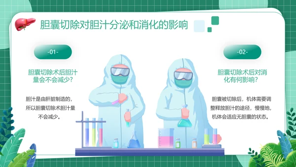胆囊结石健康管理PPT模板