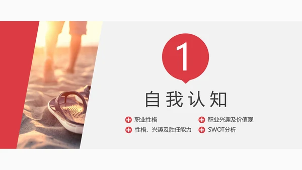沙漠独行人生规划PPT模板