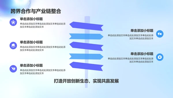 蓝色科技风创新通用PPT模板