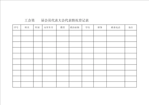 基层工会换届选举程序