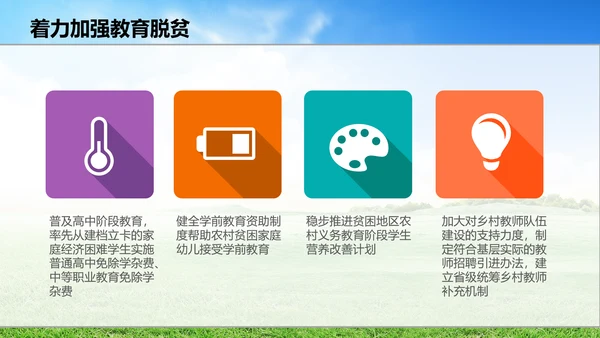 新农村精准扶贫开发工作PPT模板