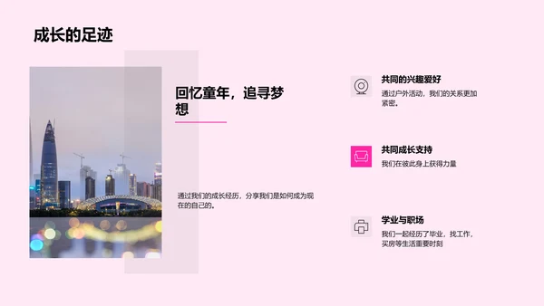 爱情历程分享PPT模板