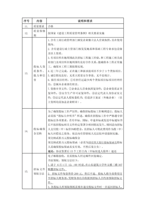 楼工程招标文件模板.docx