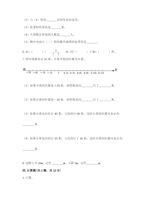 北京版小学六年级下册数学期末综合素养测试卷【夺冠】.docx