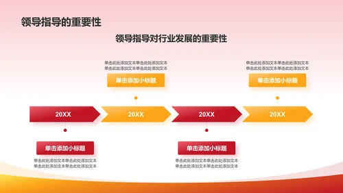 红色喜庆风热烈欢迎各级领导莅临指导工作PPT模板