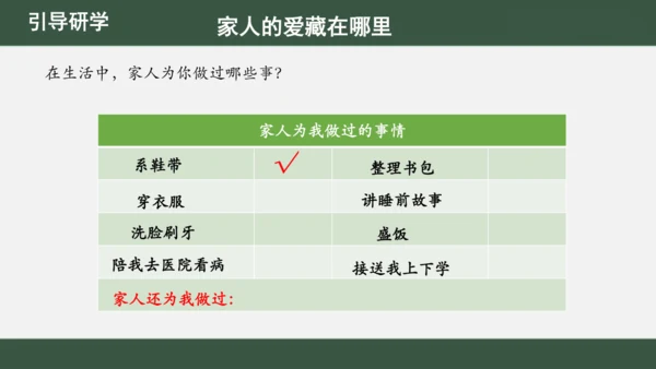 第10课  家人的爱（课件 视频）-一年级道德与法治下册