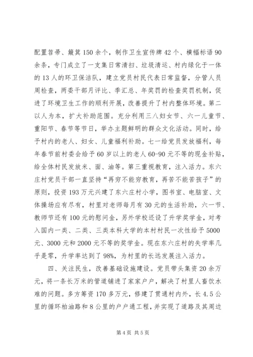 村党支部党建工作典型材料 (2).docx