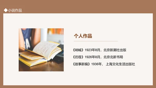 鲁迅先生PPT模板