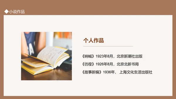 鲁迅先生PPT模板