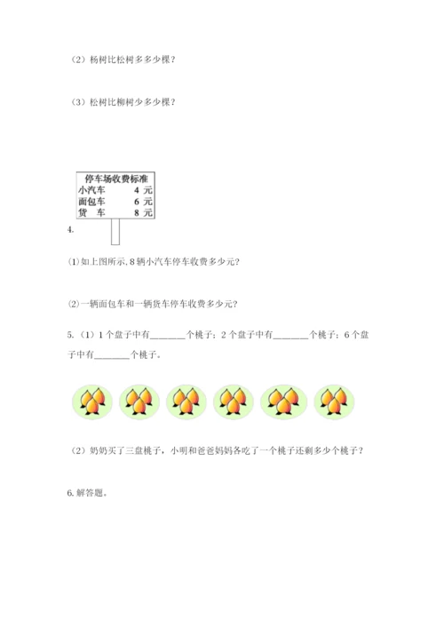 小学二年级数学应用题大全附答案【模拟题】.docx